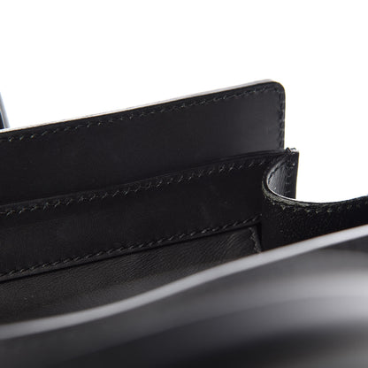 Celine Canvas Smooth Calfskin Leopard Print Mini Luggage Black 10 of 13