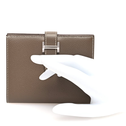 Hermes Epsom Bearn Compact Wallet Etoupe 2 of 8