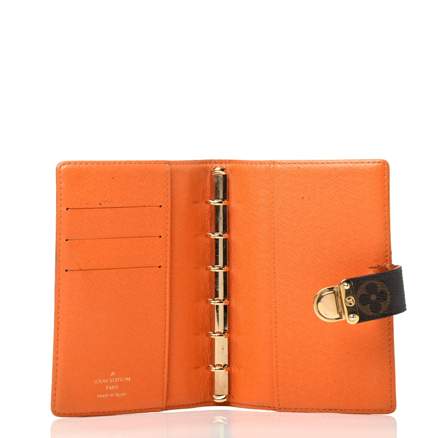 Monogram Koala Small Ring Agenda PM Orange