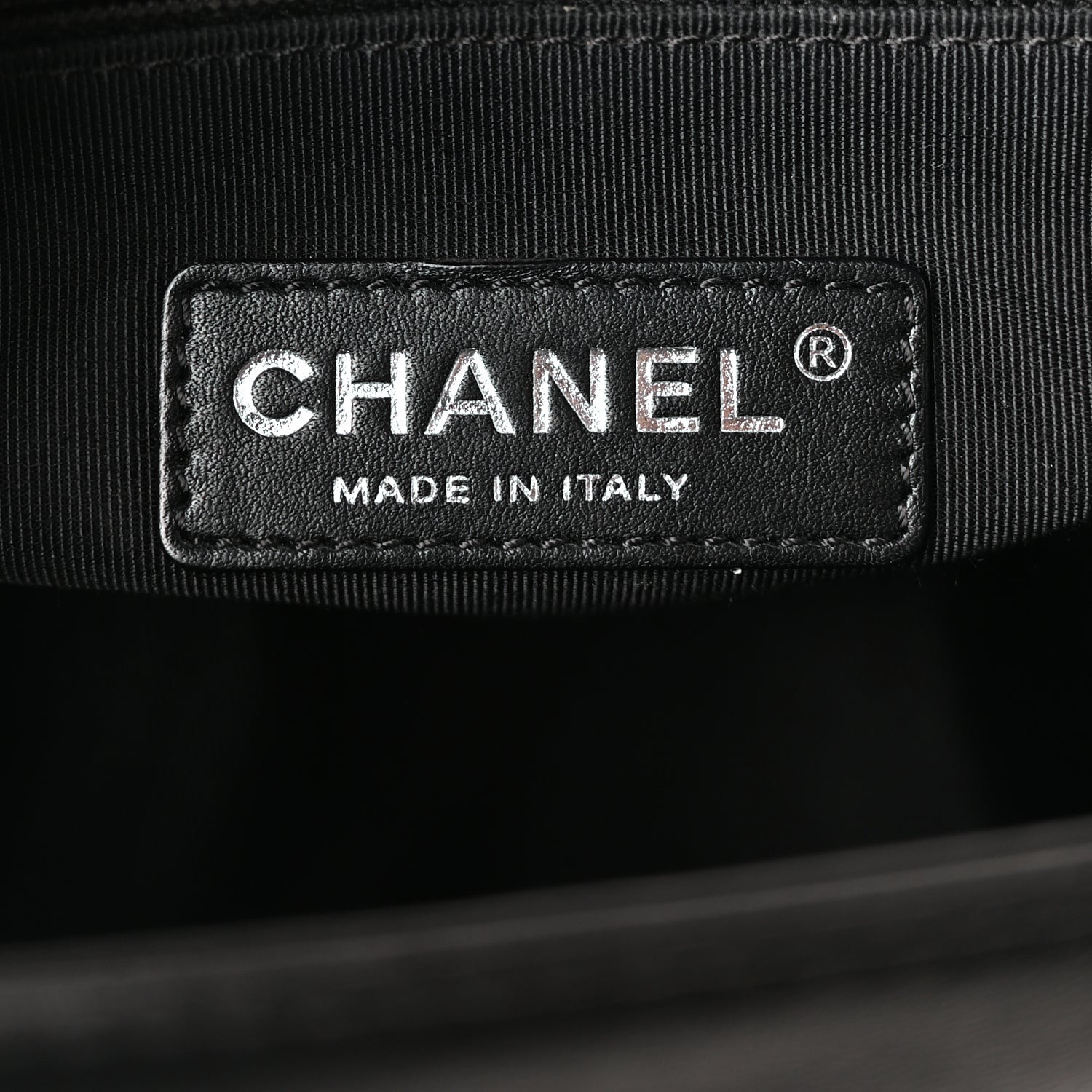 Chanel Lambskin Quilted Large Boy Flap Beige Black 5 of 8