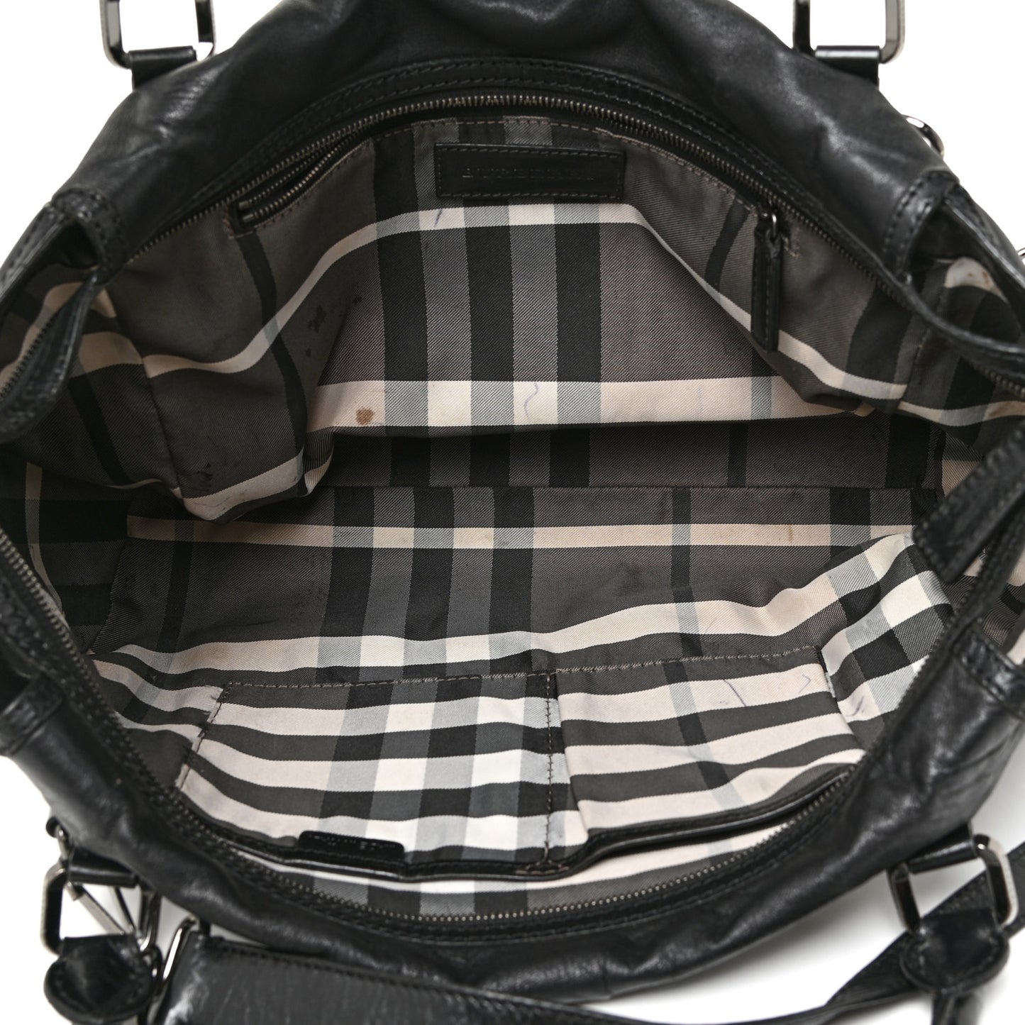 Lambskin Studded Small Edenham Satchel Black