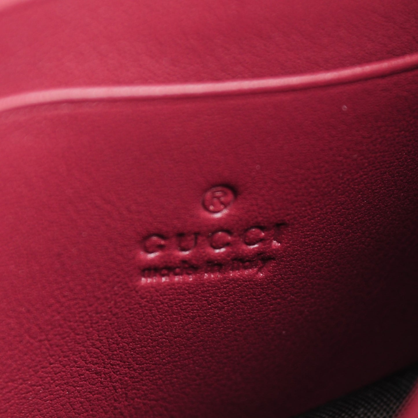 GG Supreme Monogram Blooms Chain Wallet Beige Multicolor Dry Rose