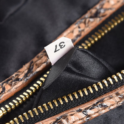 Miu Miu Python Painted Top Handle Bag 8 of 8