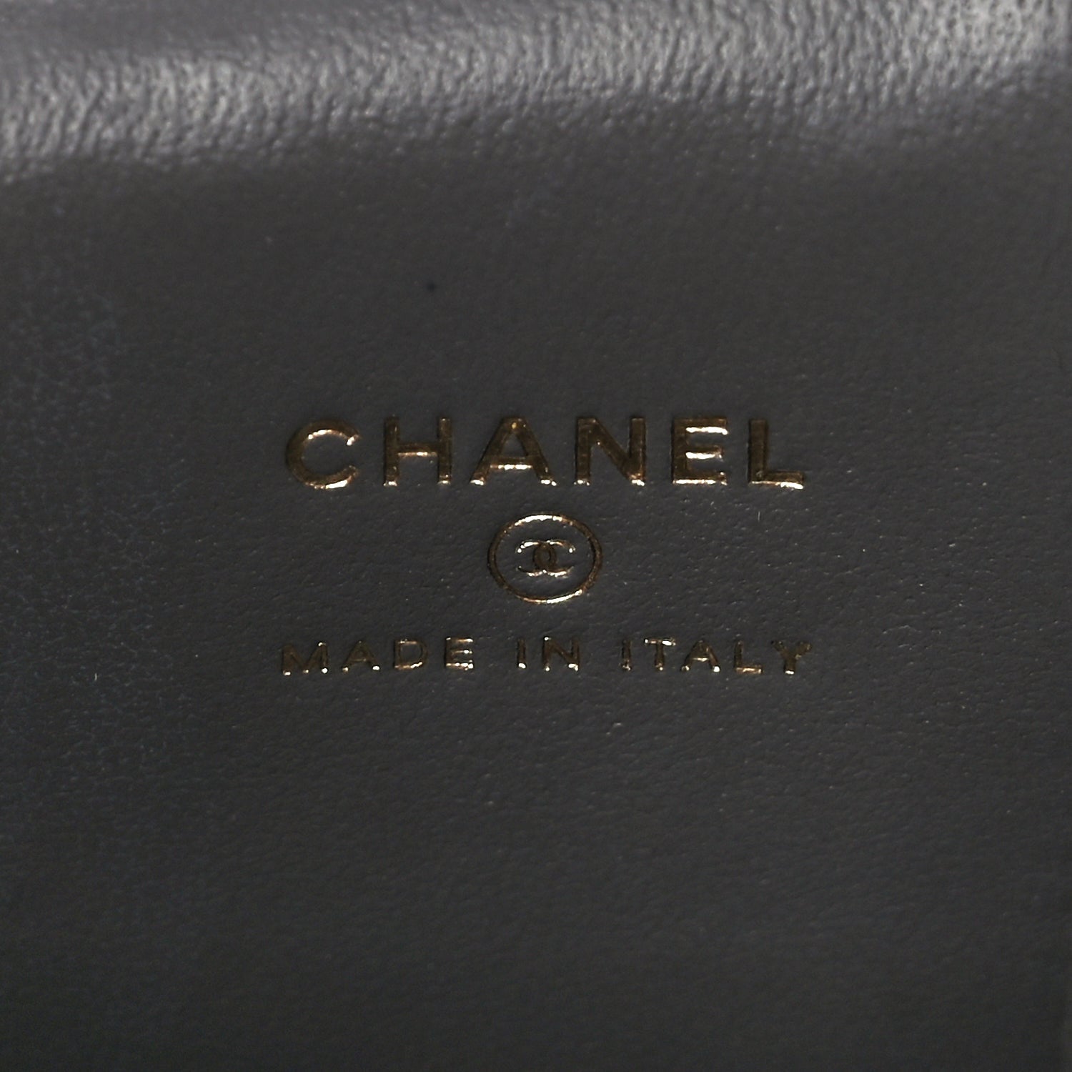 Chanel Lambskin Quilted Top Handle Mini Vanity Case With Chain Grey 5 of 9