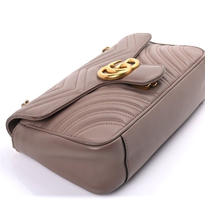 Gucci Calfskin Matelasse Small GG Marmont Shoulder Bag  Porcelain Rose 7 of 8