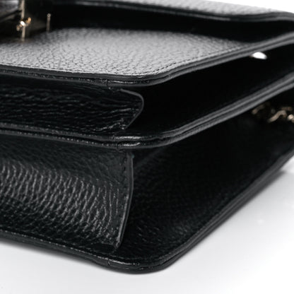 Gucci Dollar Calfskin Small Interlocking G Shoulder Bag Black 12 of 12