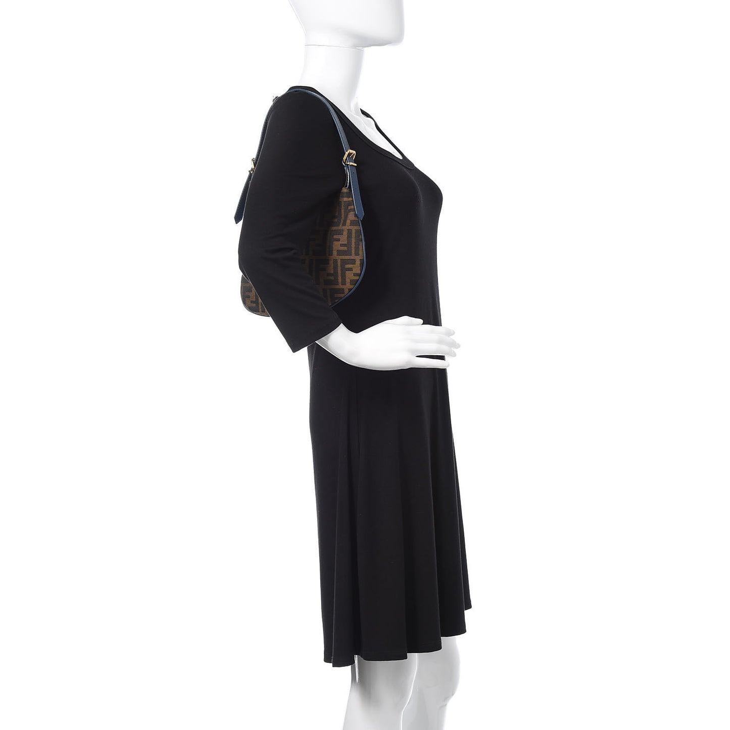 Zucca Small Hobo Tobacco Petrolio