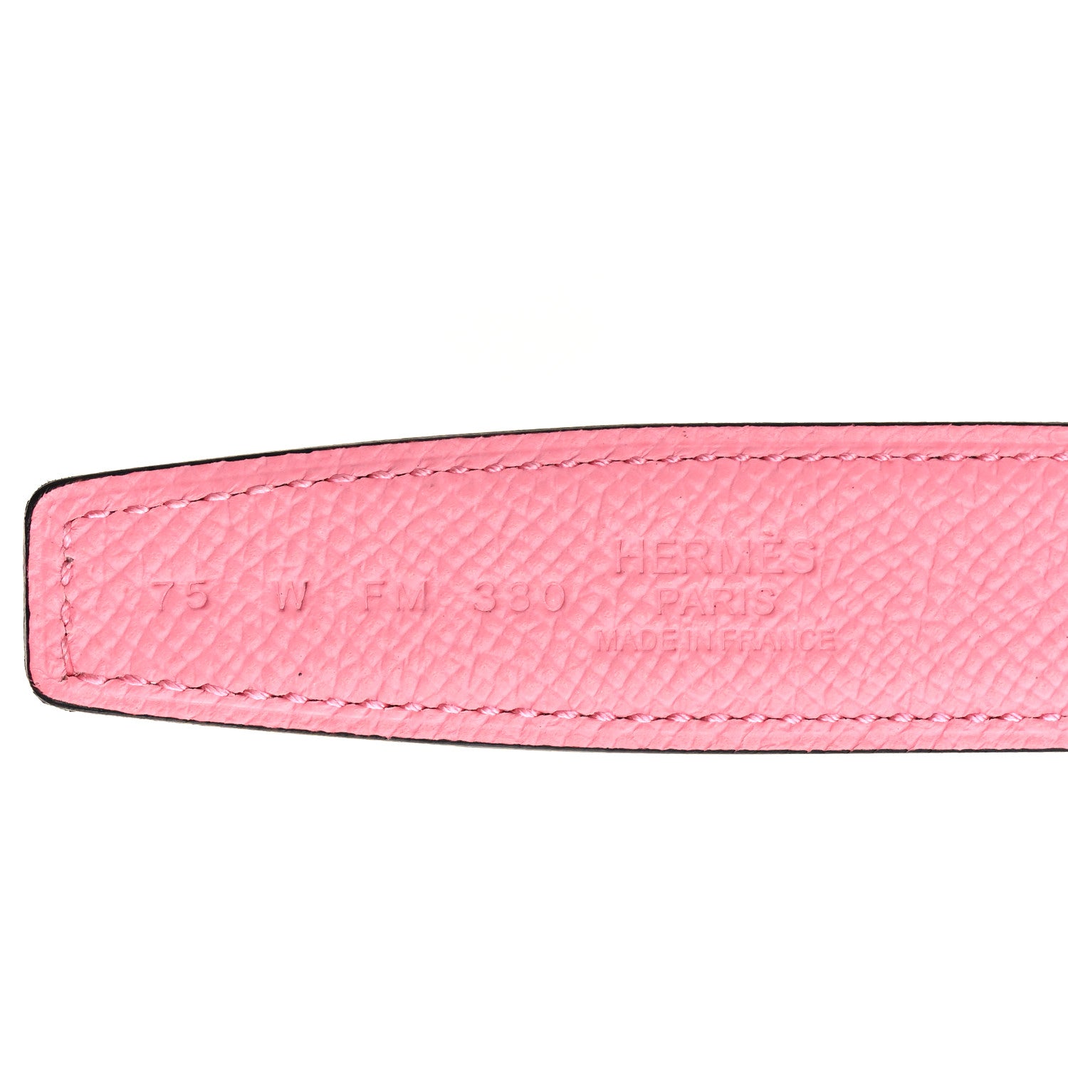 Hermes Swift Epsom 24mm Belt Strap 75 30 Rose Confetti Vert Peppermint 3 of 4