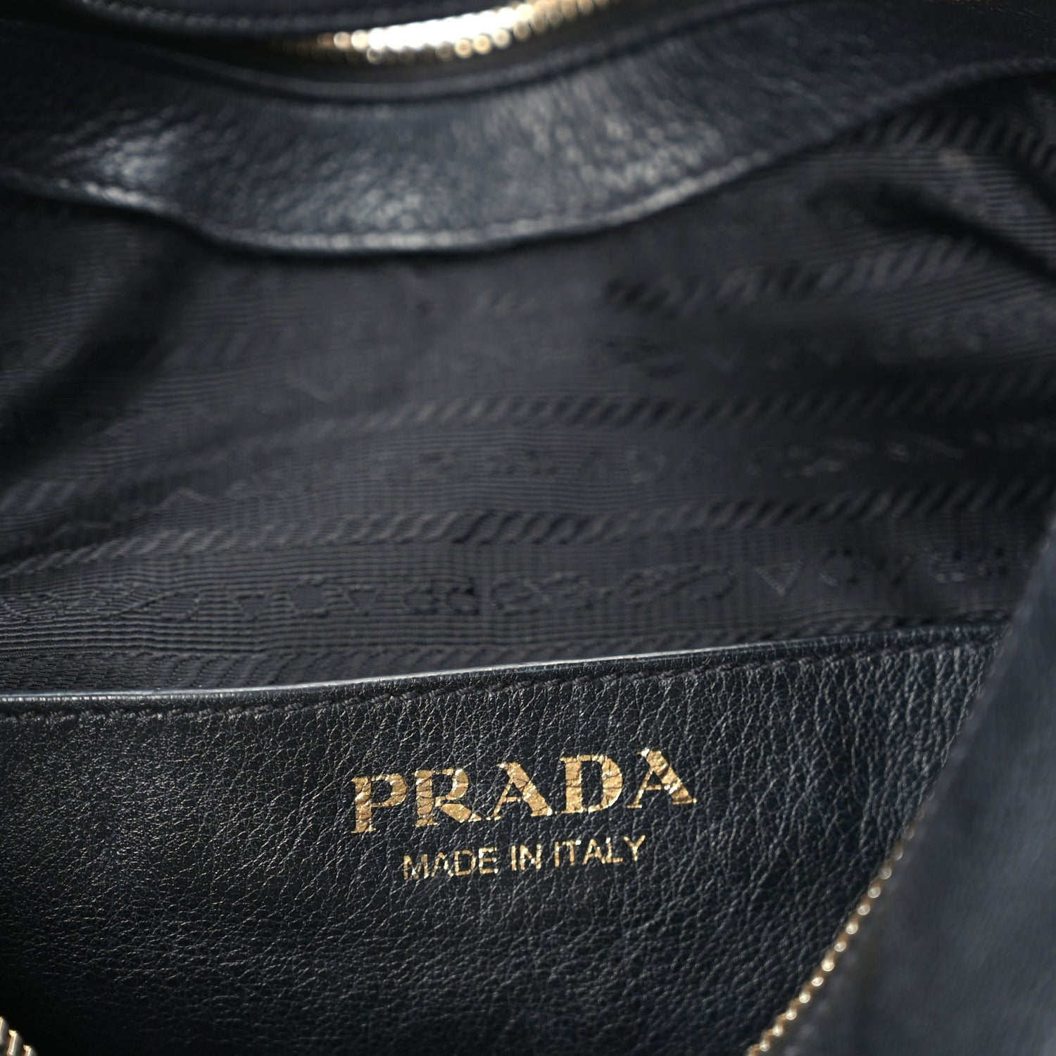 Prada Soft Calfskin Arque Shoulder Bag  Black 5 of 8