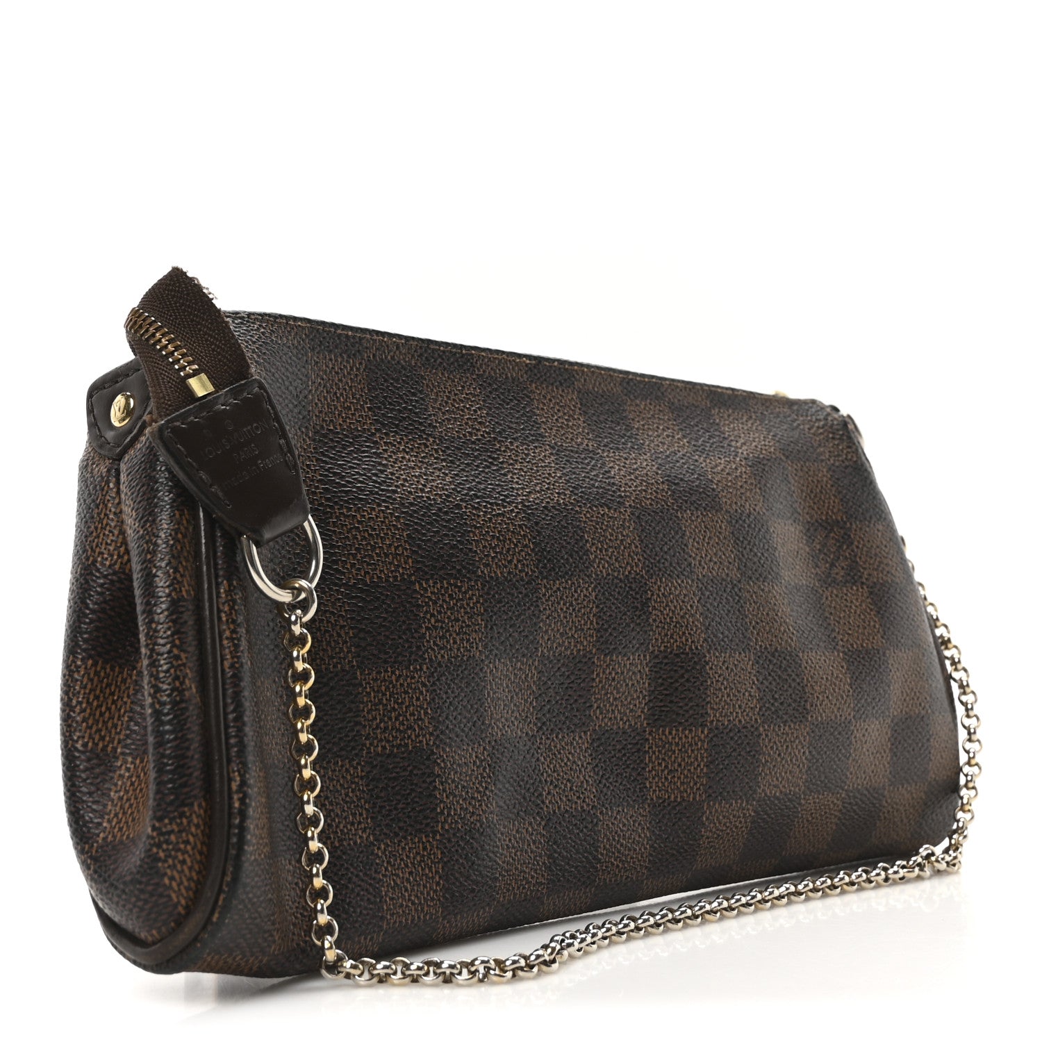 Louis Vuitton Damier Ebene Eva Clutch 3 of 9