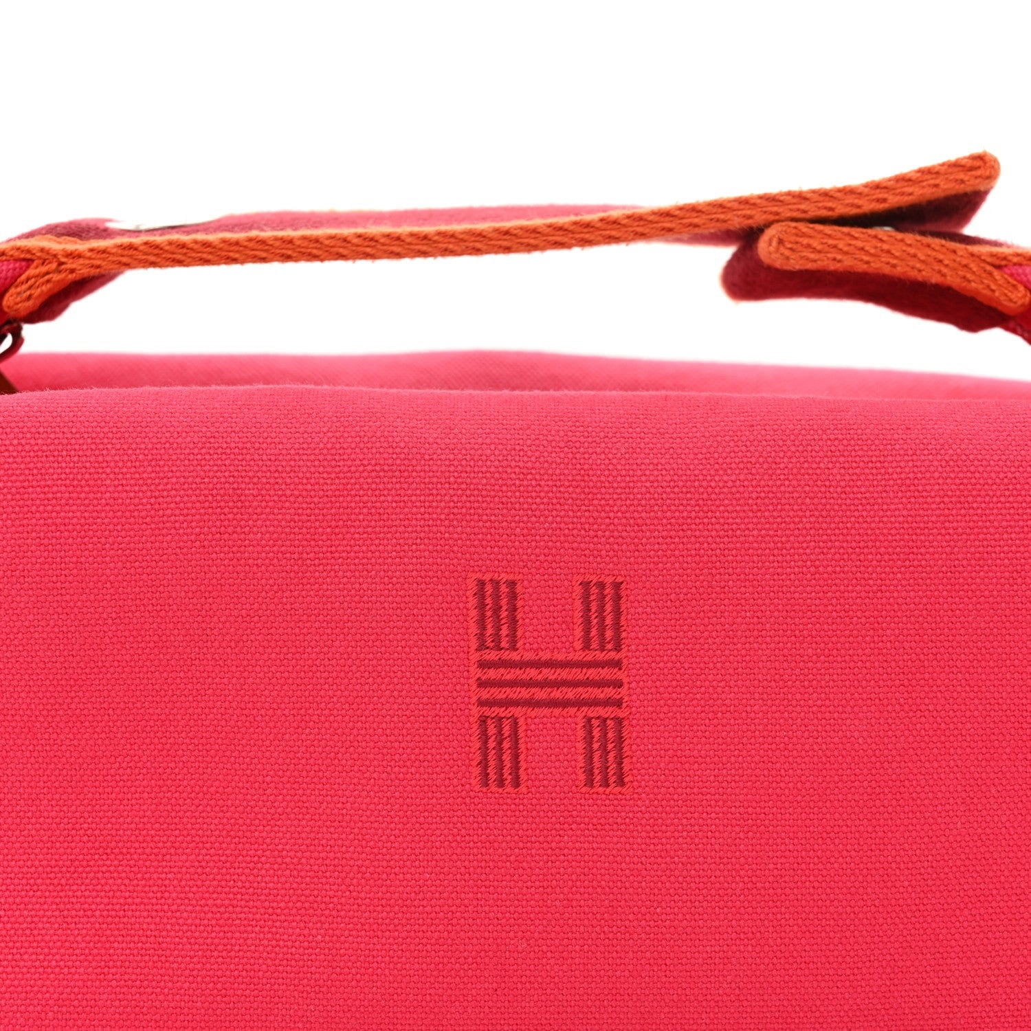Hermes Canvas Small Bride-A-Brac Pouch Hibiscus 7 of 7