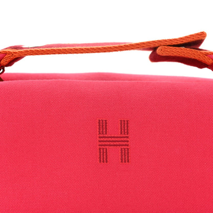 Hermes Canvas Small Bride-A-Brac Pouch Hibiscus 7 of 7