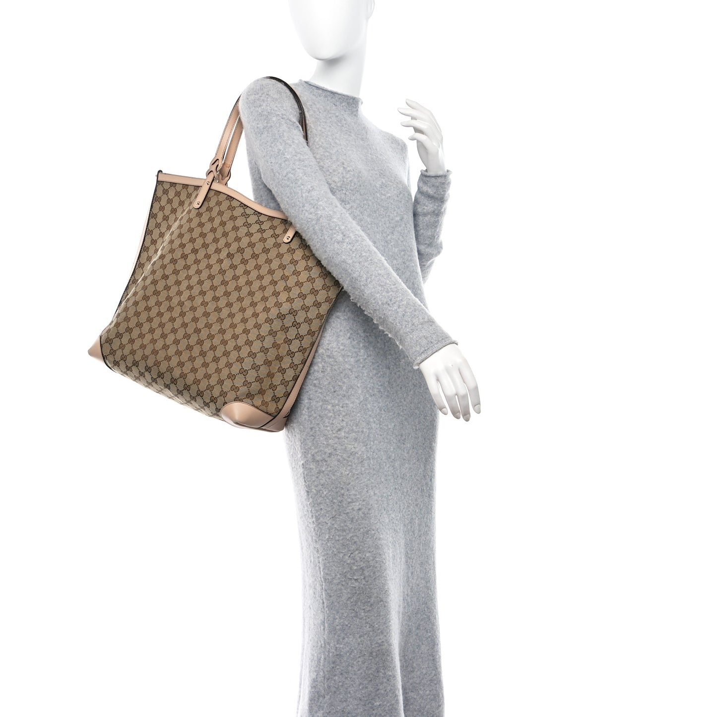 Monogram Large Craft Tote Beige