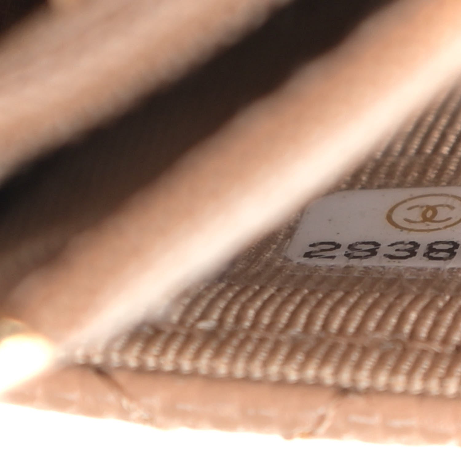 Chanel Caviar Quilted Wallet On Chain WOC Beige 8 of 11