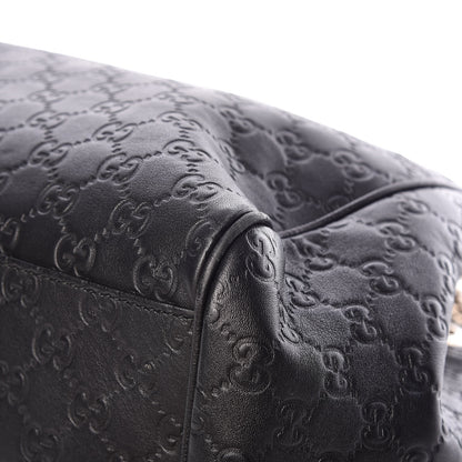 Gucci Guccissima Medium Emily Shoulder Bag Black 11 of 13