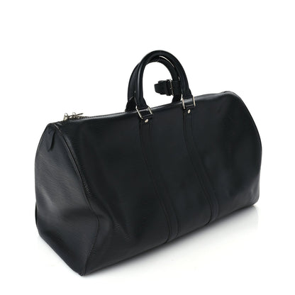 Louis Vuitton Epi Keepall 45  Black 2 of 8