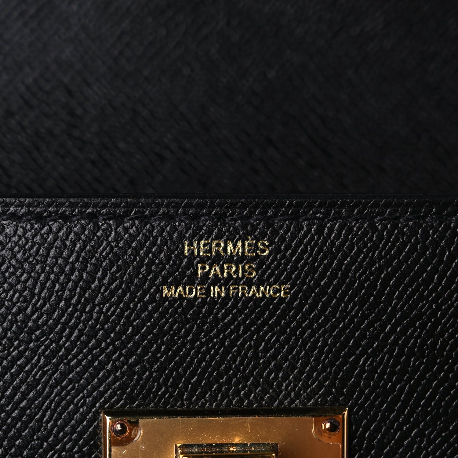 Hermes Madame Calfskin Kelly Pocket Long Wallet Black 6 of 9