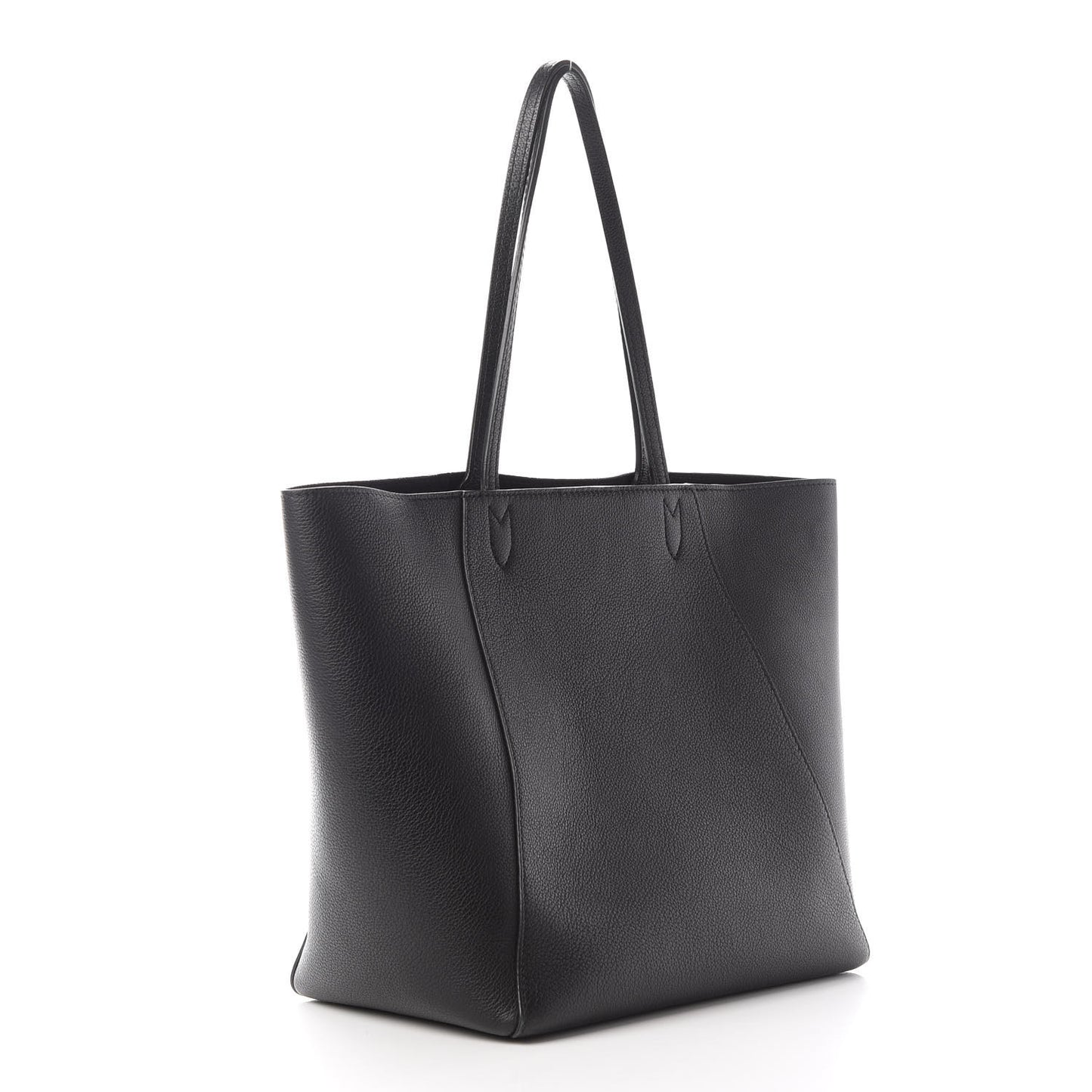 Calfskin Lockme Cabas Black