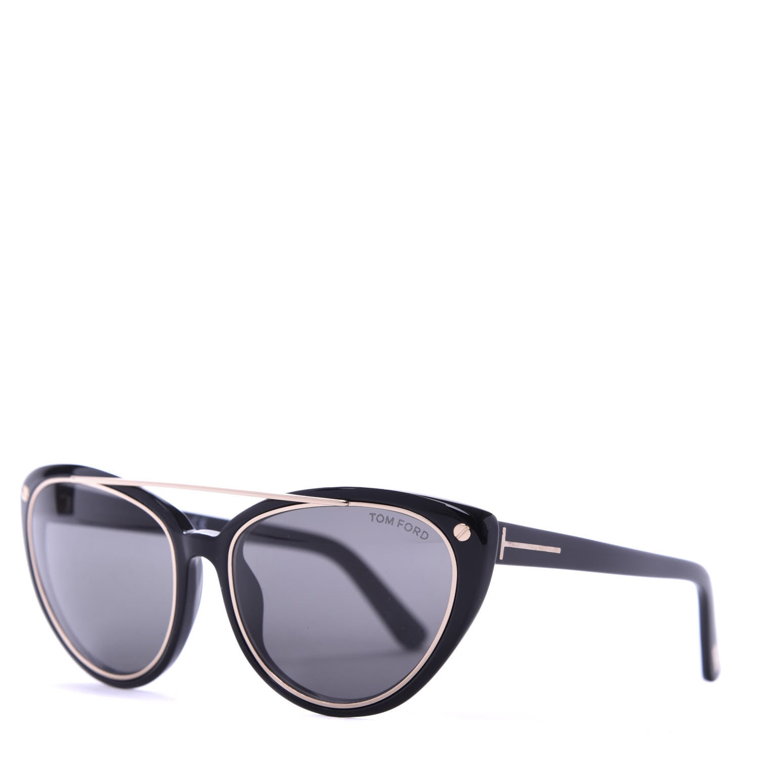 Tom Ford Edita Sunglasses TF384 Black 1 of 8