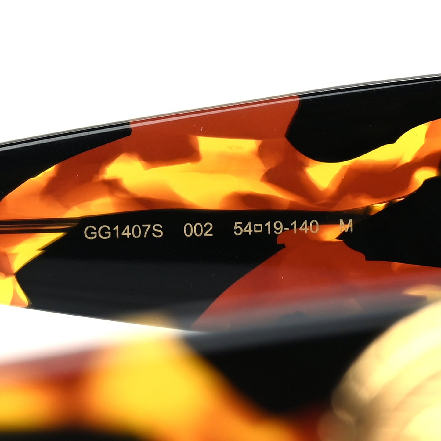 Acetate Square Frame Sunglasses GG1407S  Tortoiseshell