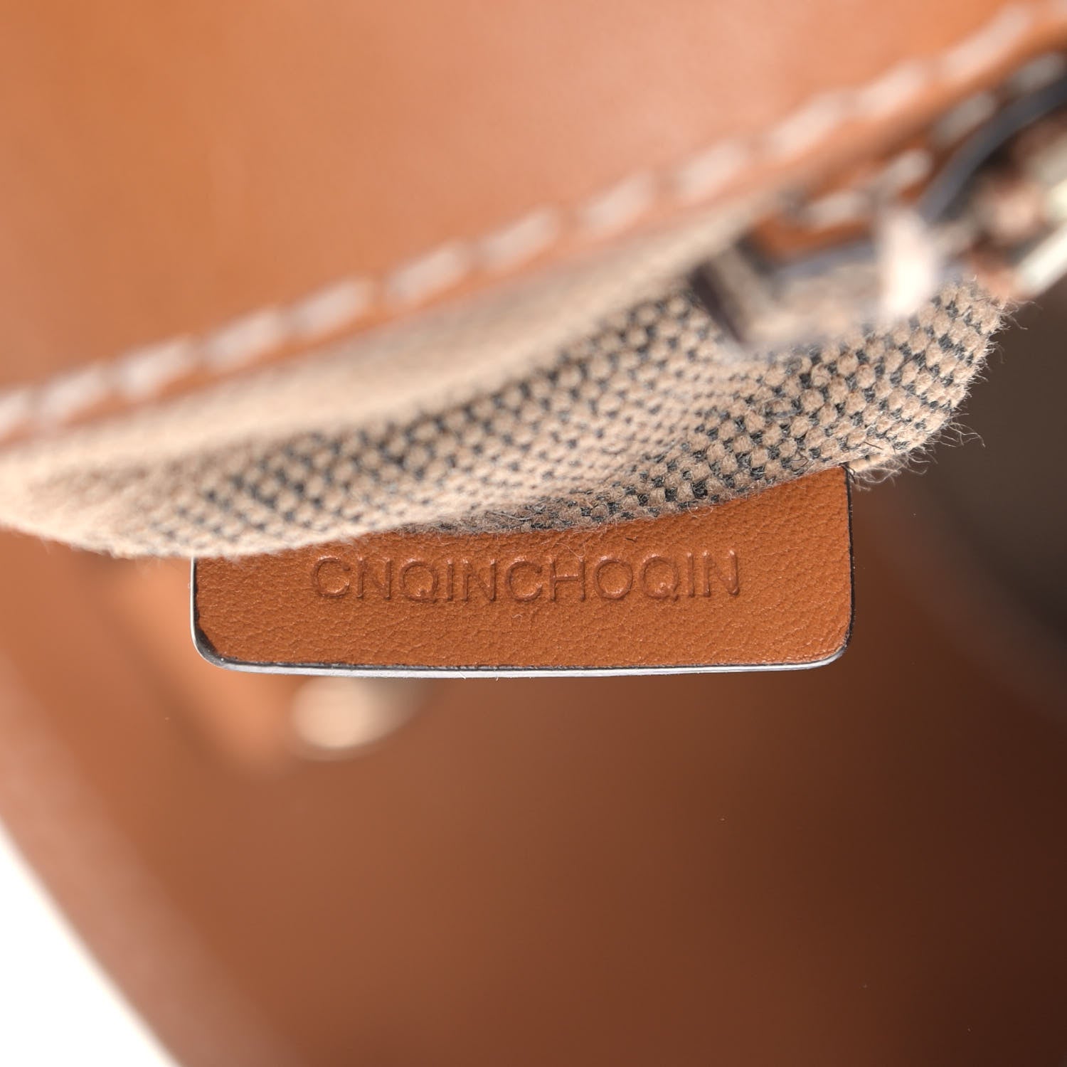 Burberry Canvas Mega Check Medium Ashby Hobo Saddle Brown 7 of 12