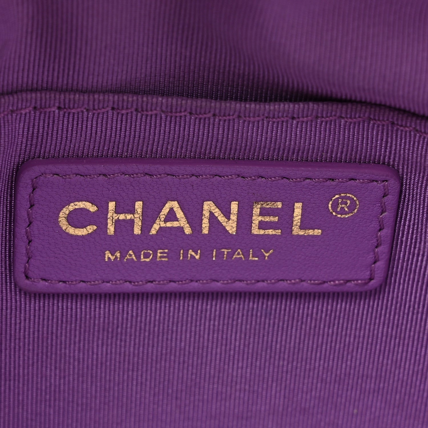 Chanel Lambskin Quilted Waist Belt Bag Purple 6 of 7