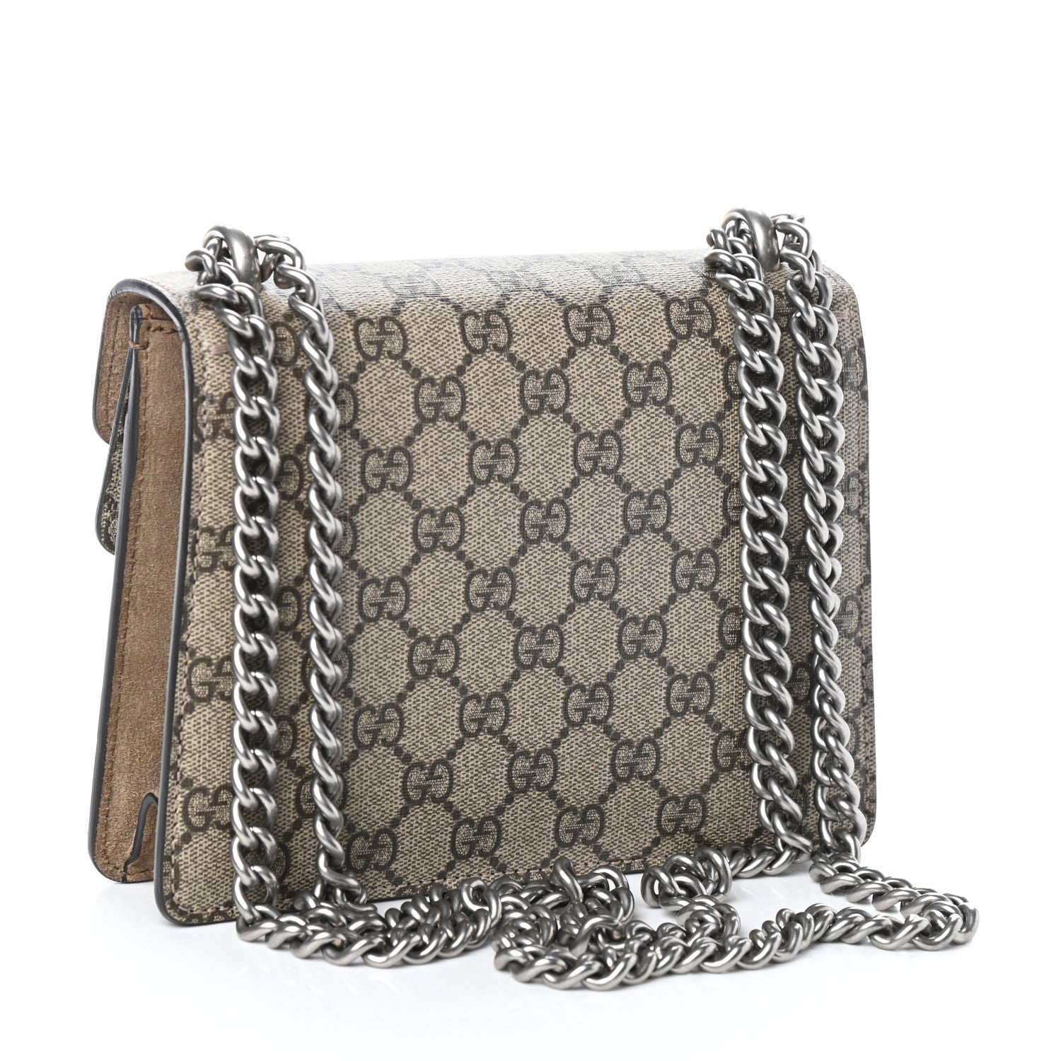 Gucci GG Supreme Monogram Mini Dionysus Shoulder Bag Taupe 3 of 8