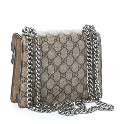 Gucci GG Supreme Monogram Mini Dionysus Shoulder Bag Taupe 3 of 8