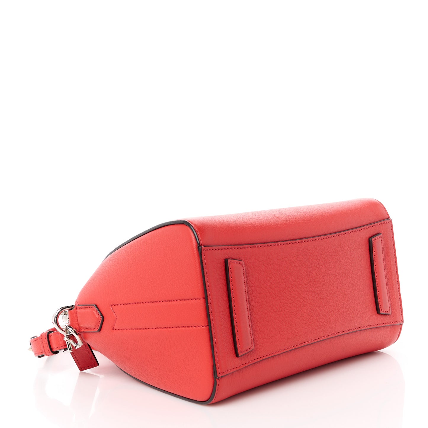 Sugar Goatskin Mini Antigona Rouge Clair
