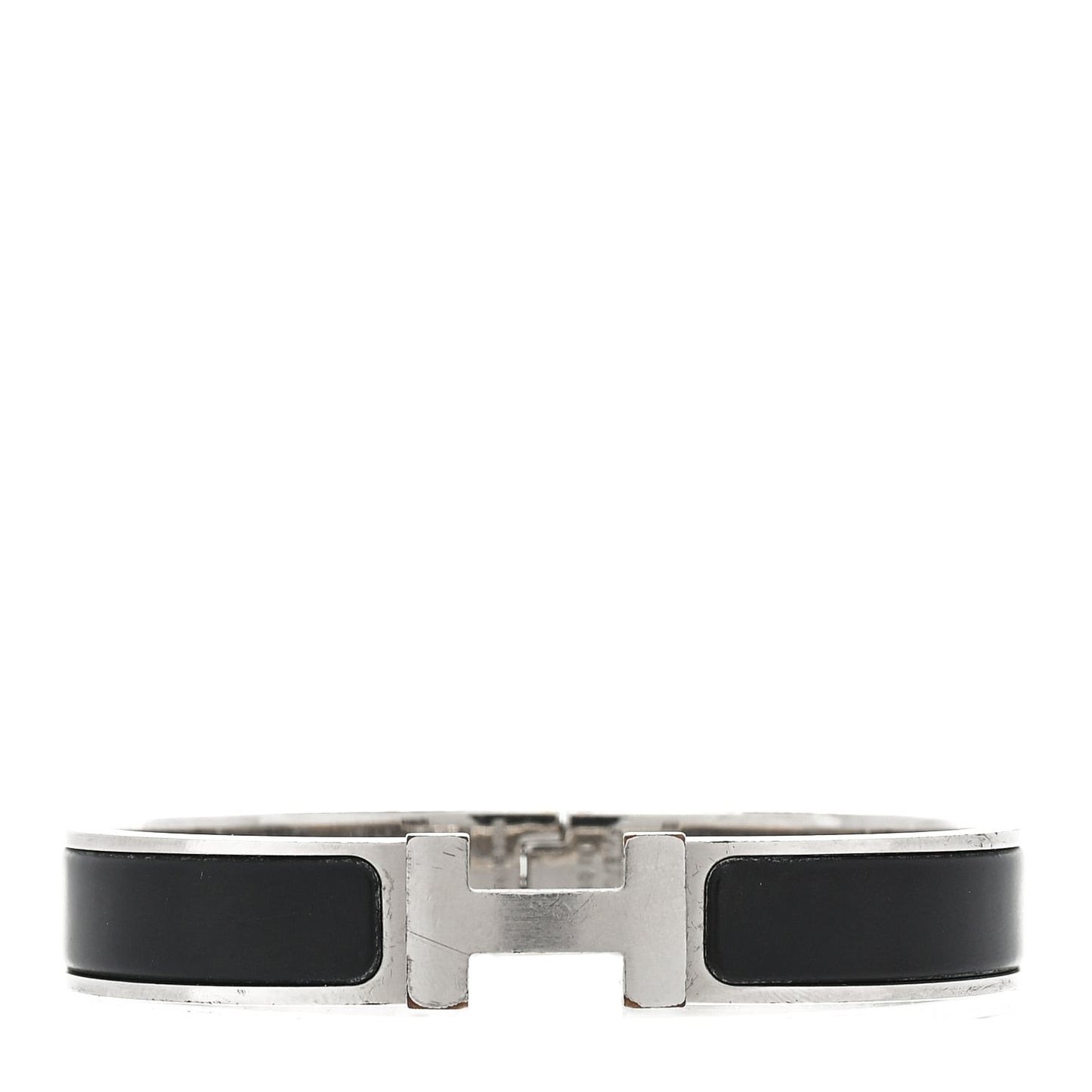 Matte Enamel Narrow Clic Clac HH Bracelet T6  Black
