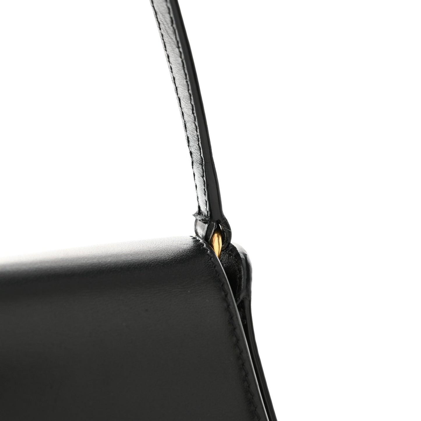 Calfskin Mini Voltaire Shoulder Bag Black