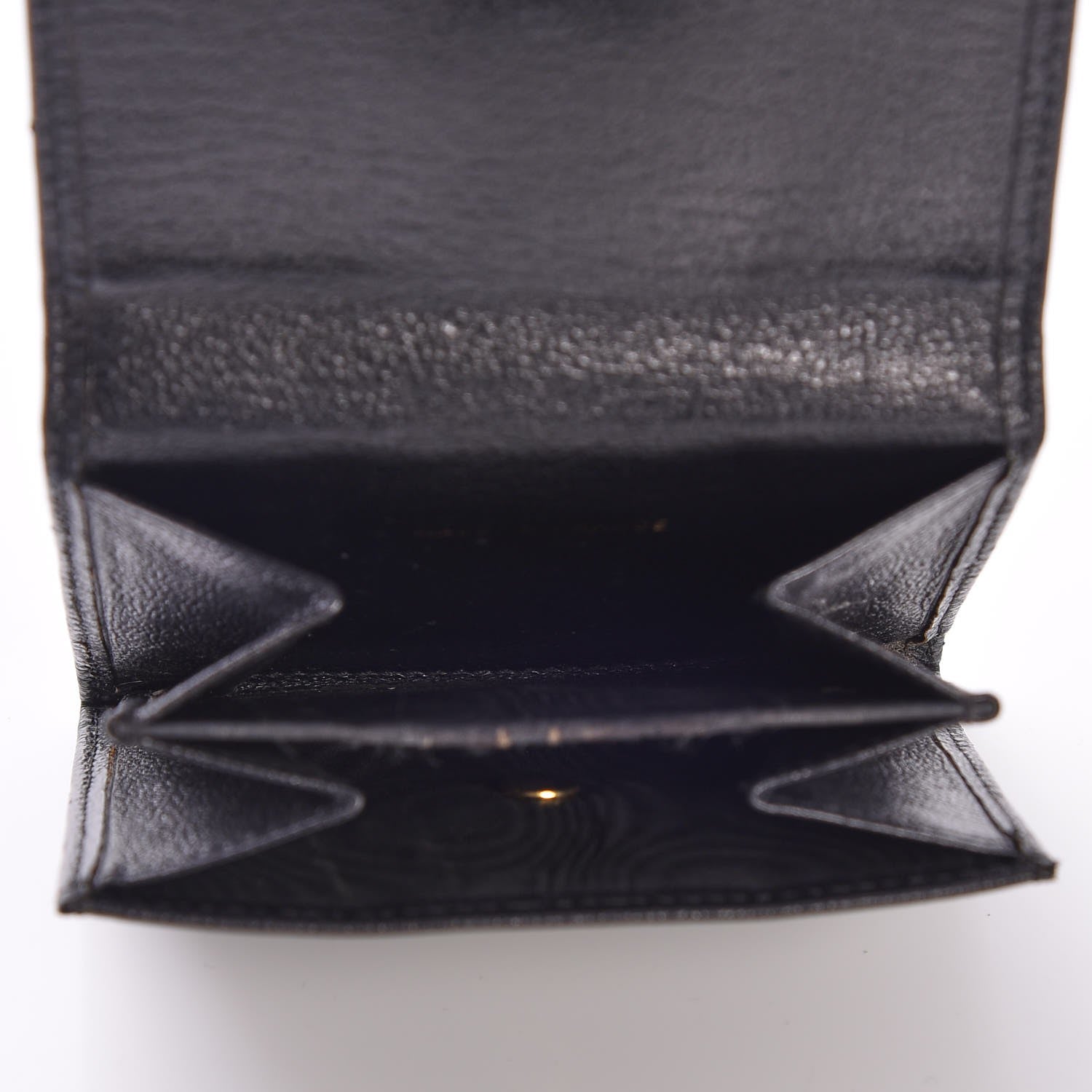 Chanel Goatskin Compact CC Flap Wallet Black 19 of 22