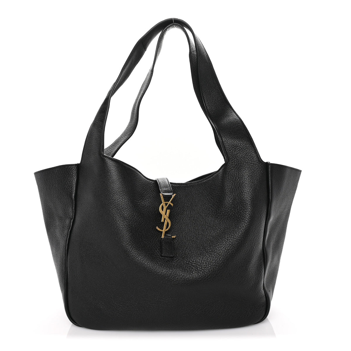 Saint Laurent Smooth Calfskin Le 5 A 7 Bea Tote Black 1 of 8