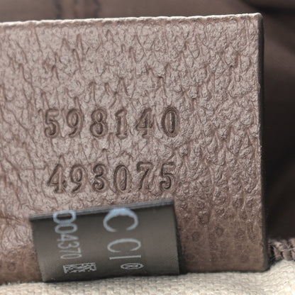 Gucci GG Supreme Monogram Medium Ophidia Double Buckle Backpack Brown 7 of 15