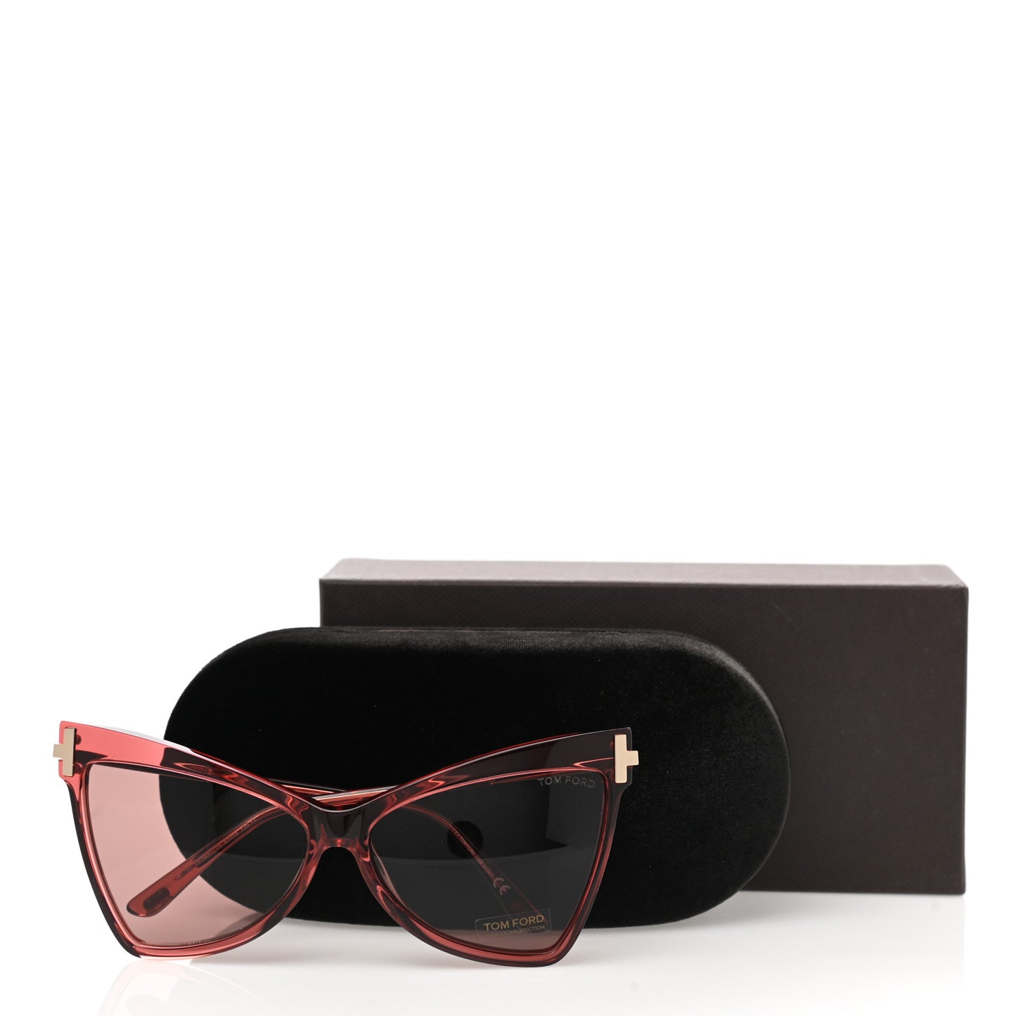 Acetate Tallulah TF767 Sunglasses Red