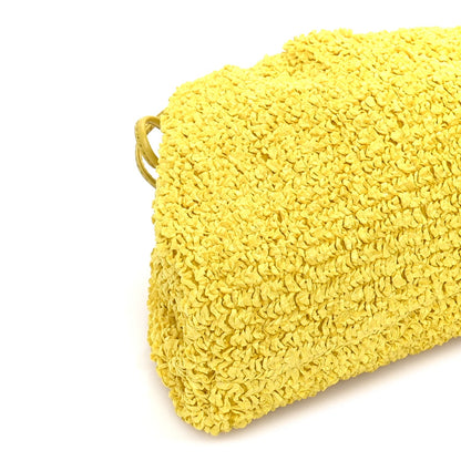 Bottega Veneta Bouclé Curly Raffia The Mini Pouch Mirabelle 7 of 7