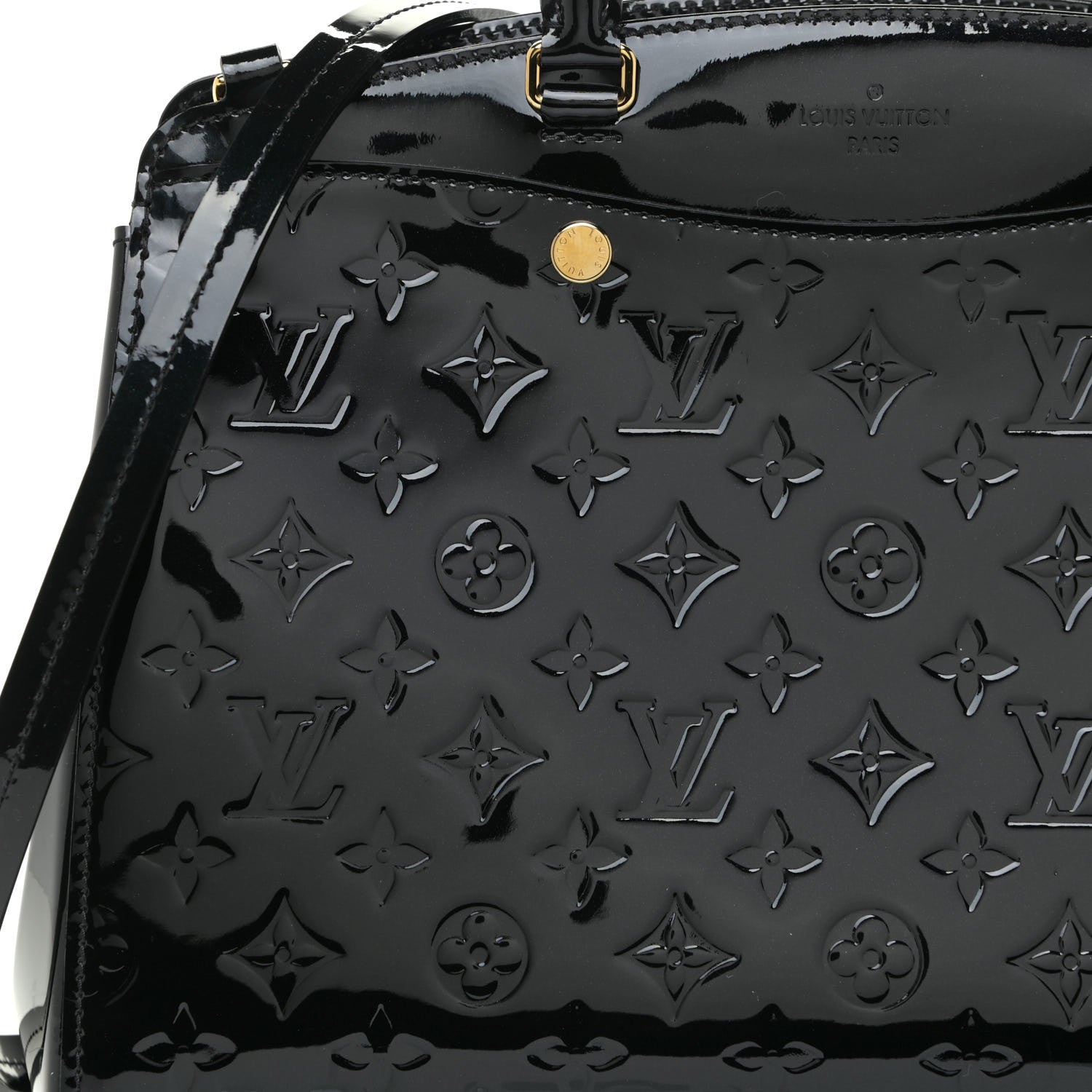 Louis Vuitton Vernis Brea MM Black 7 of 14