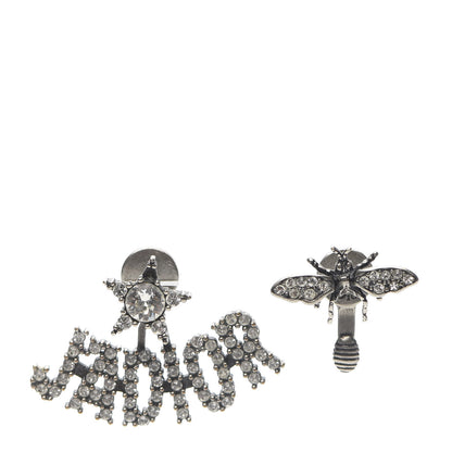 Christian Dior Palladium Crystal J'adior Earrings 1 of 5
