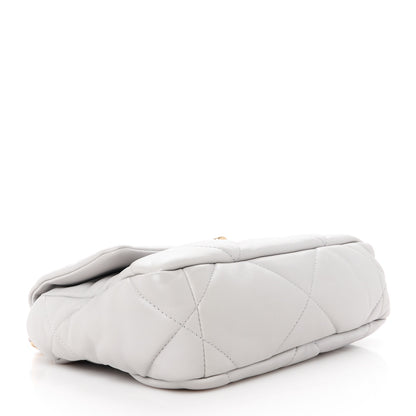 Chanel Lambskin Quilted Medium Chanel 19 Flap Grey 4 of 10