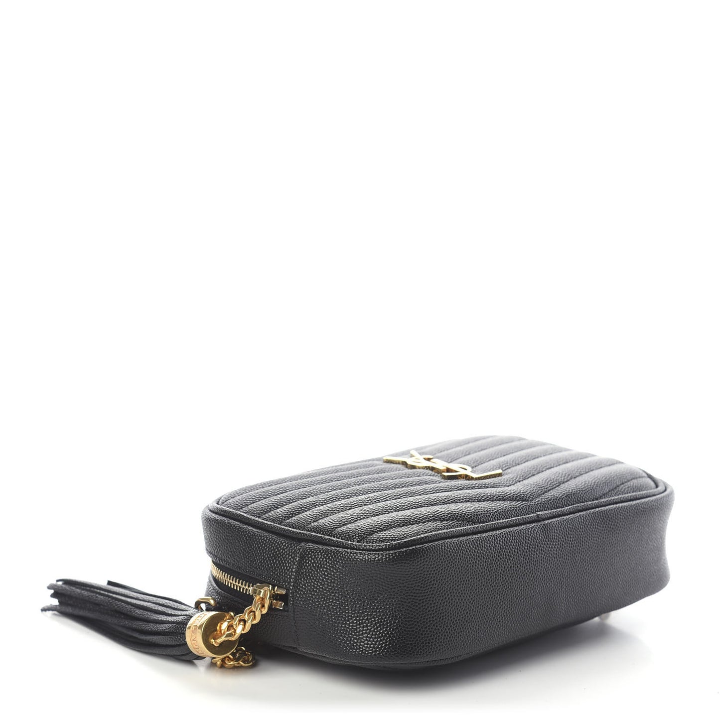 Grain De Poudre Matelasse Monogram Mini Lou Camera Bag Black