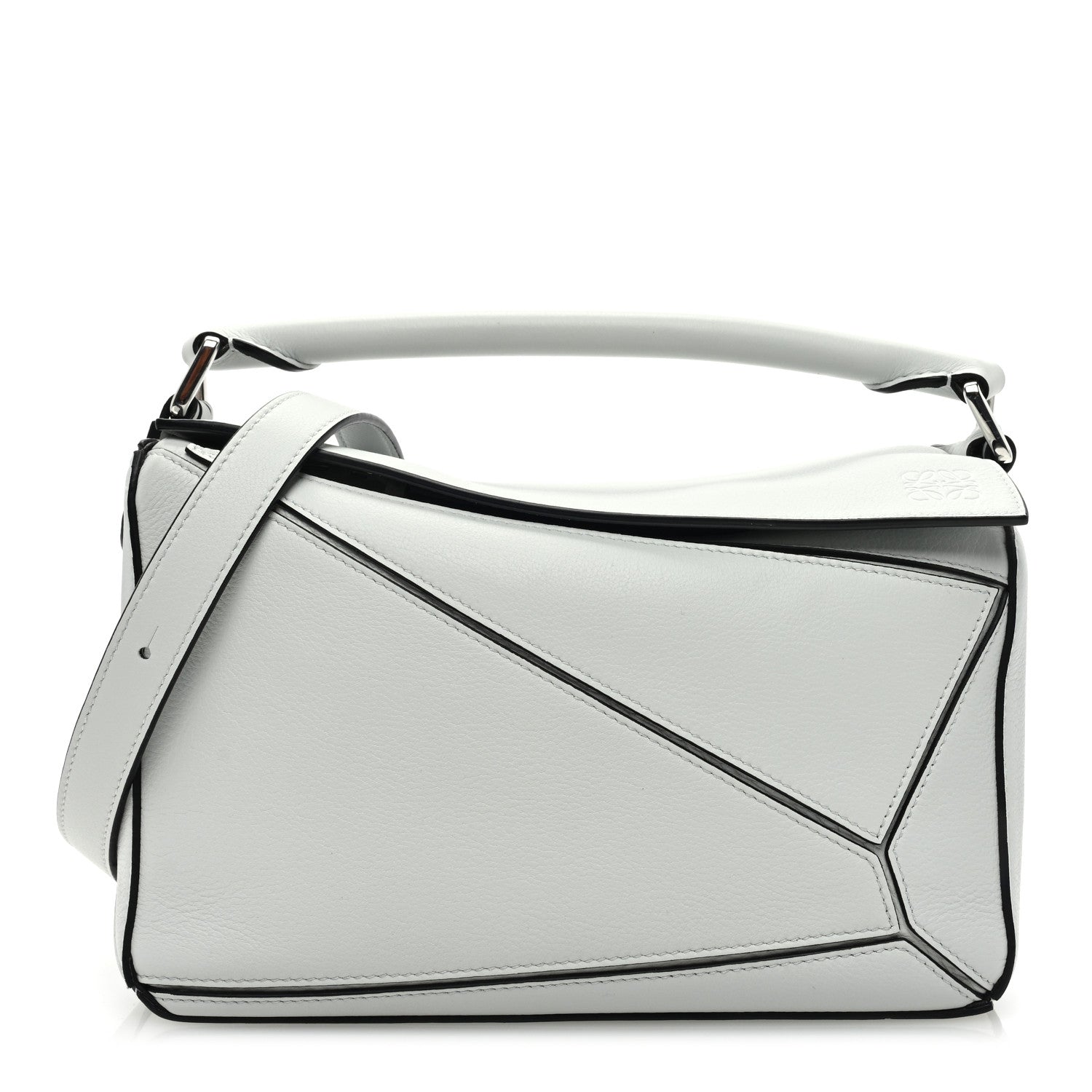 Loewe Calfskin Small Puzzle Bag Kaolin 1 of 9