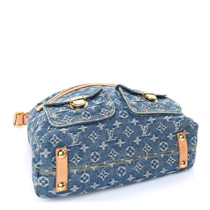 Louis Vuitton Denim Baggy GM  Blue 3 of 7