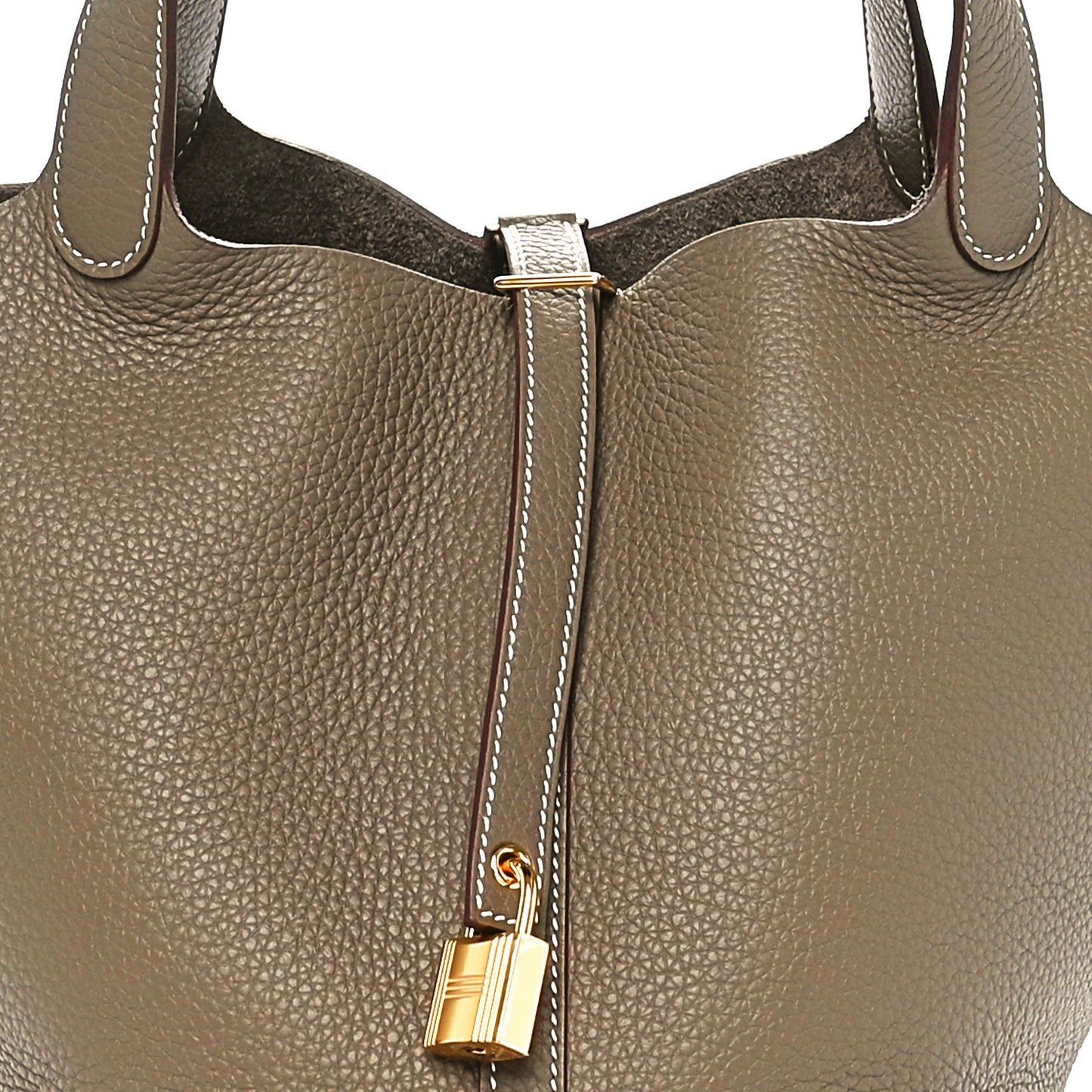 Taurillon Clemence Picotin Lock 22 MM Etoupe