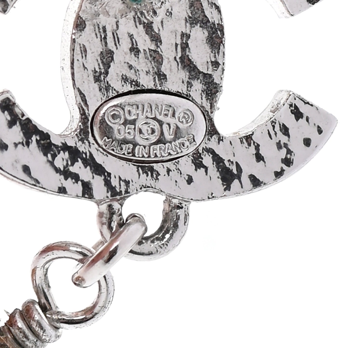 Pearl CC Drop Earrings Gold