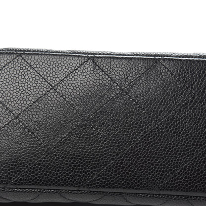 Chanel Caviar Quilted Maxi Single Flap Black 10 of 12