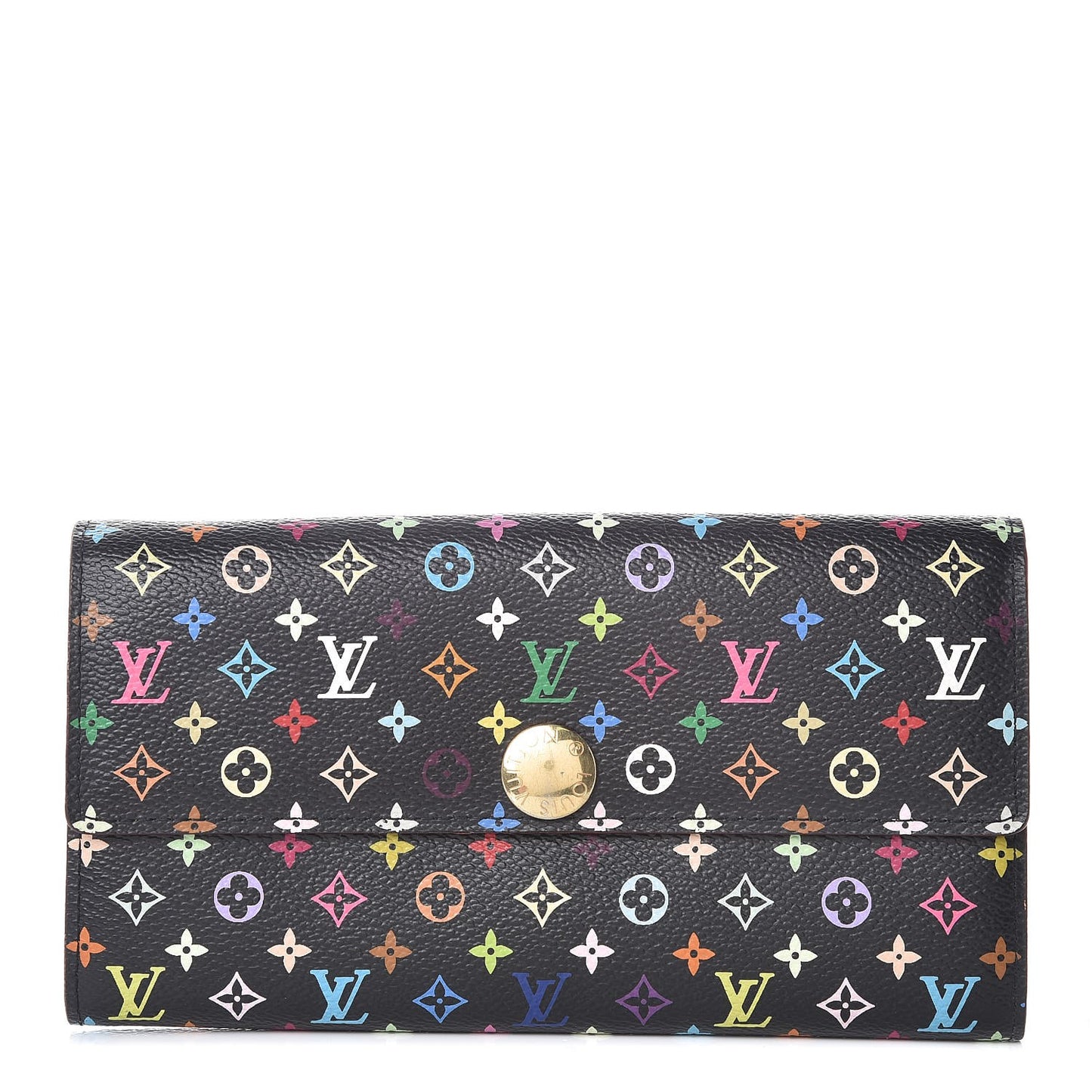 Monogram Multicolor Sarah Wallet Black