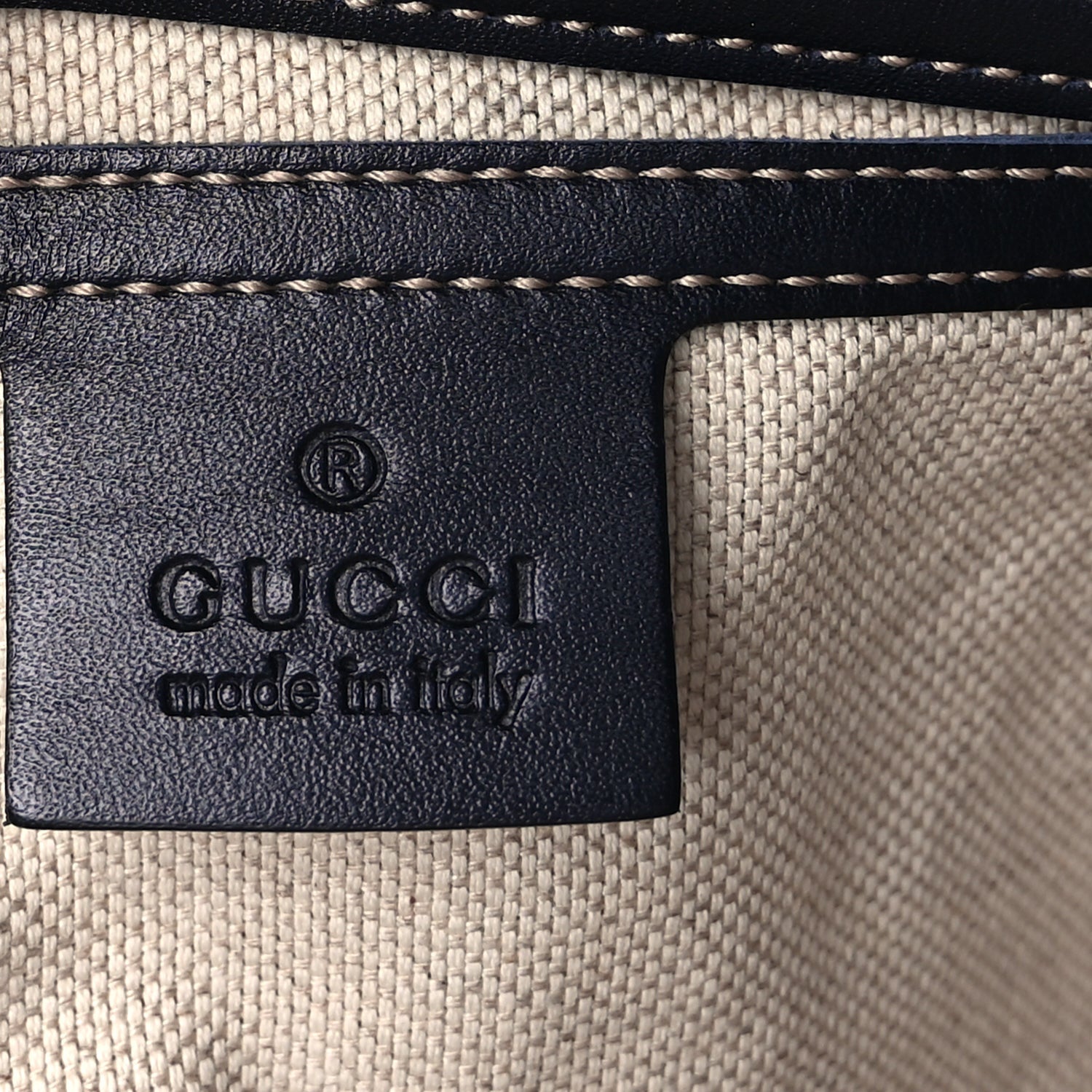 Gucci Plus Monogram Large Carry On Duffle Bag  Navy 5 of 8