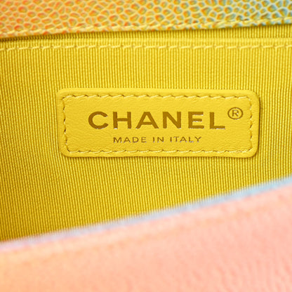Chanel Caviar Quilted Small Cuba Rainbow Boy Flap Multicolor 6 of 10
