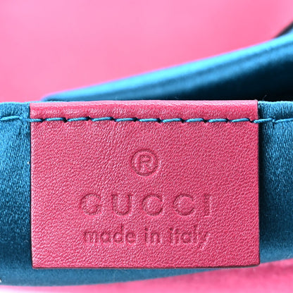 Gucci Velvet Matelasse Mini GG Marmont Shoulder Bag Light Raspberry Rose 6 of 11