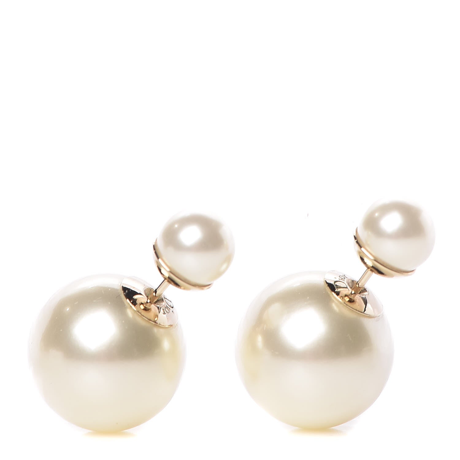 Christian Dior Pearl Mise En Dior Tribal Earrings 1 of 4